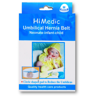 HI MEDIC UMBILICAL HERNIA BELT NEONATE/ INFANT SIZE MEDIUM